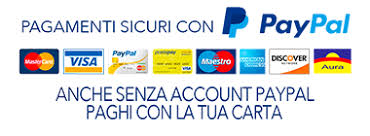 Paga con PayPal - Puoi pagare anche senza account con la tua carta di credito
